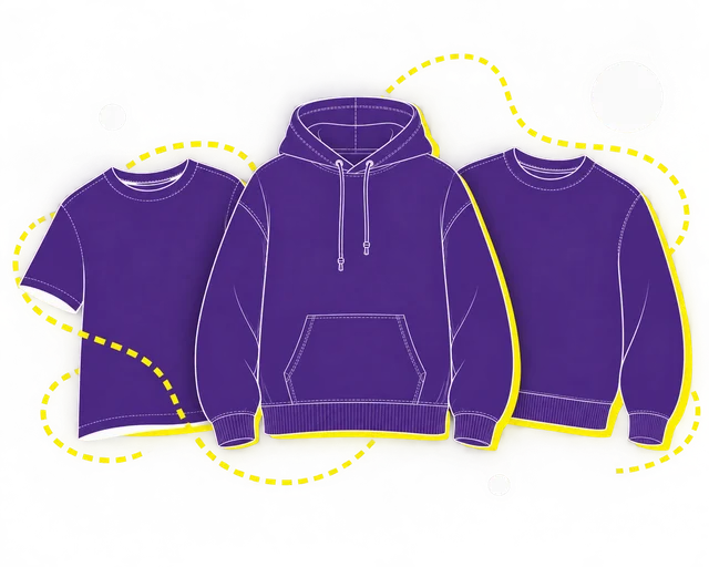 T-shirt, felpa con cappuccio e felpa girocollo personalizzabili Maksa
